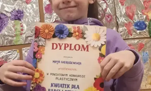 Zdjęcie do Konkurs Plastyczny "Kwiatek dla babci i dziadka"