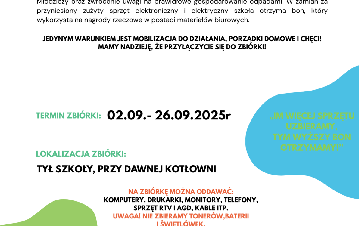 Zdjęcie do Zbi&oacute;rka elektrośmieci