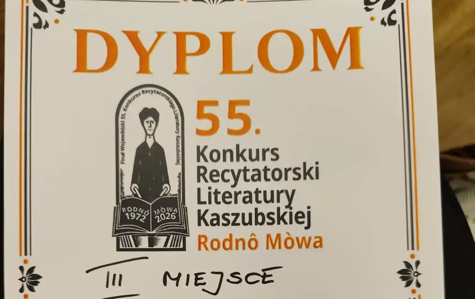 Zdjęcie do Powiatowe eliminacje 55. Konkursu Recytatorskiego Literatury Kaszubskiej Rodn&ocirc; M&ograve;wa